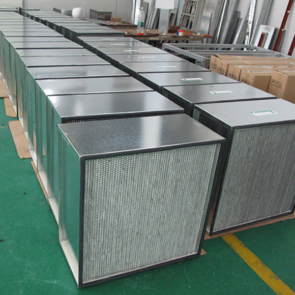 Filtro dell'aria galvanizzato di capacità elevata HEPA della struttura con la classe di alluminio del separatore H13 1