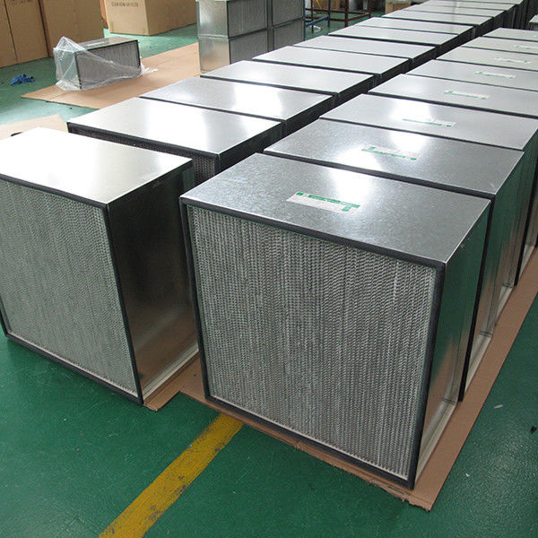 Filtro dell'aria galvanizzato di capacità elevata HEPA della struttura con la classe di alluminio del separatore H13 0
