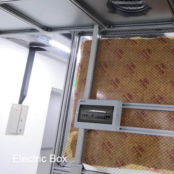 Struttura di alluminio dell'attrezzatura della stanza pulita della classe 10000 FFU con i portelli scorrevoli/cabina pulita farmaceutica 3